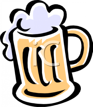 Cartoon Mug Of Beer   Royalty Free Clipart Image