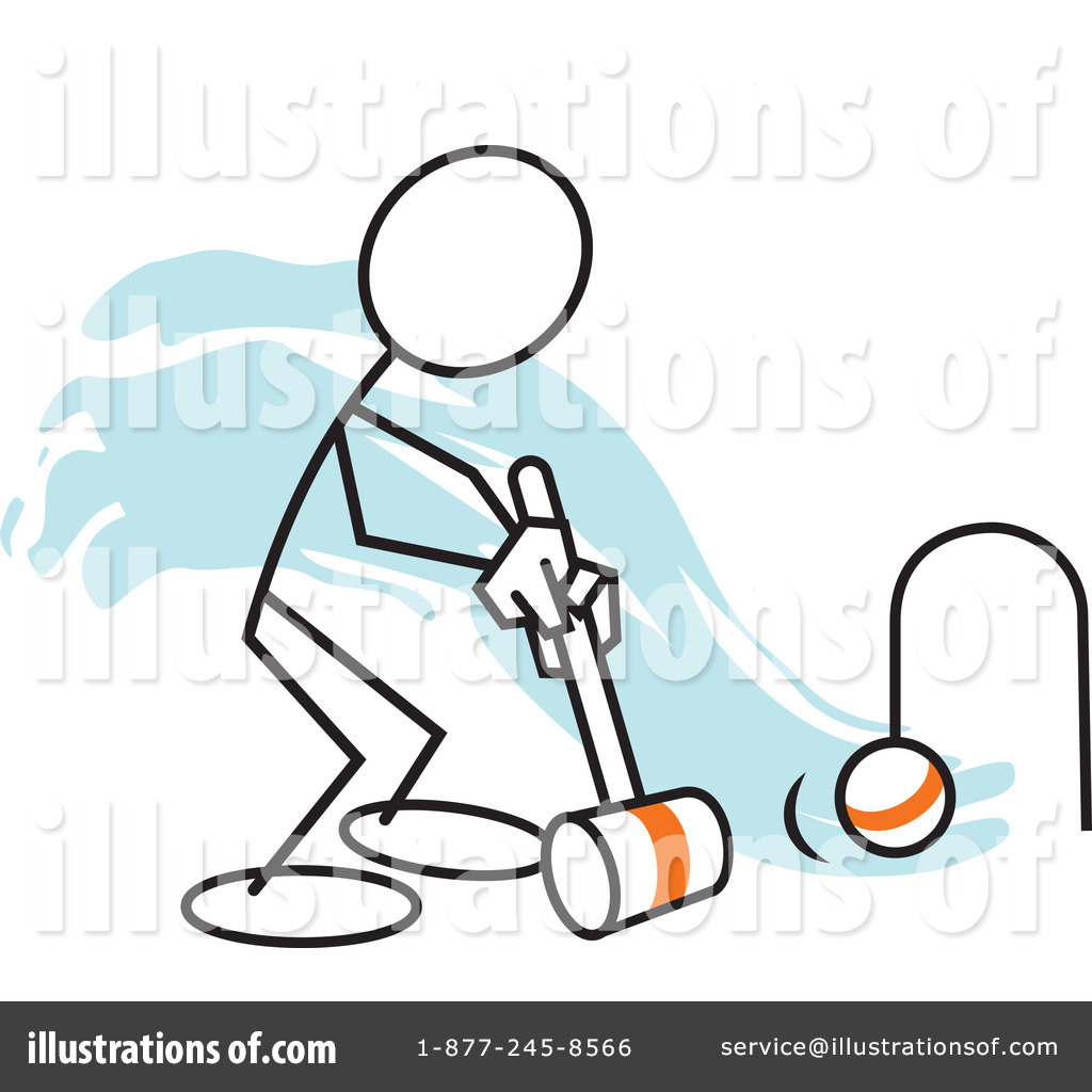 Croquet Clipart  1048896 By Johnny Sajem   Royalty Free  Rf  Stock