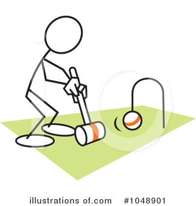 Croquet Clipart  1048901 By Johnny Sajem   Royalty Free  Rf  Stock