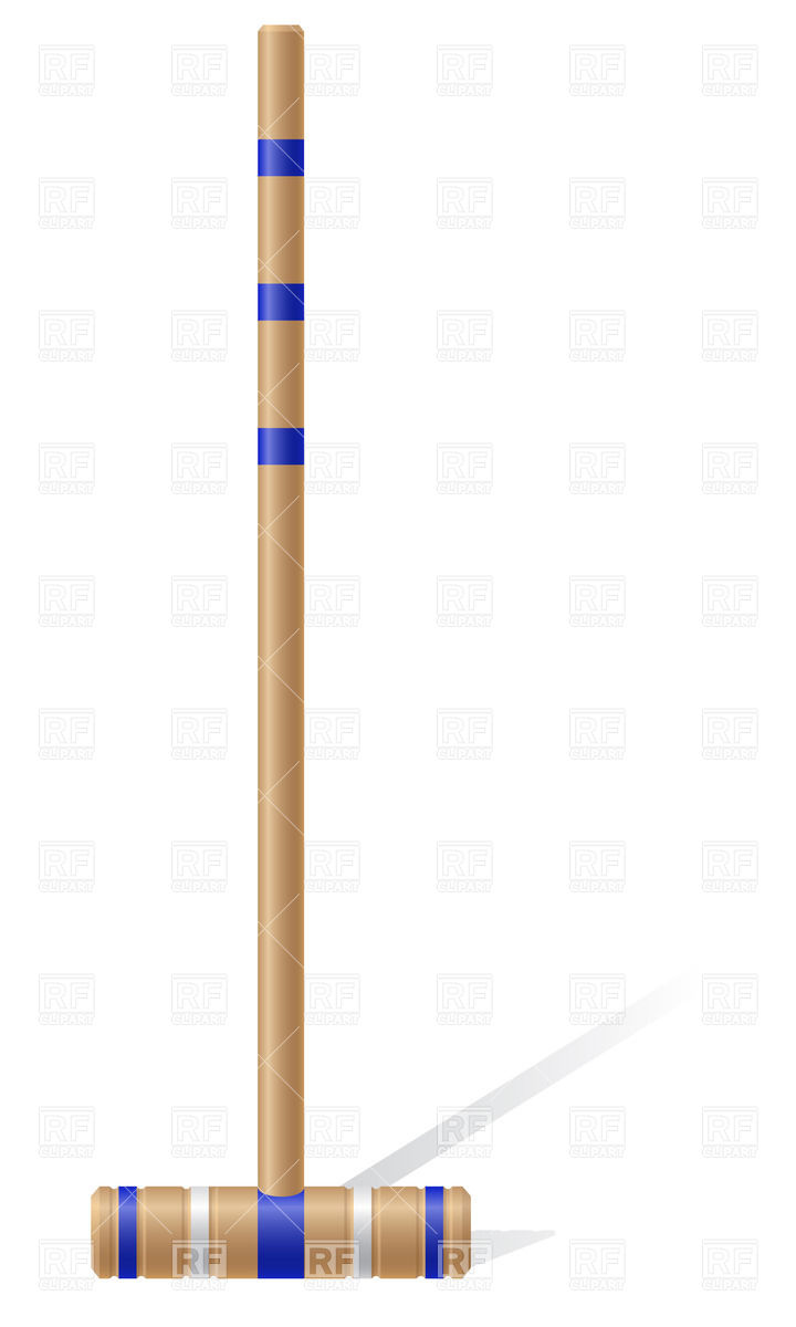 Croquet Mallet 20971 Download Royalty Free Vector Clipart  Eps
