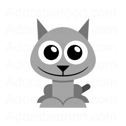 Cute Cat Clipart From Adorabletoon Com