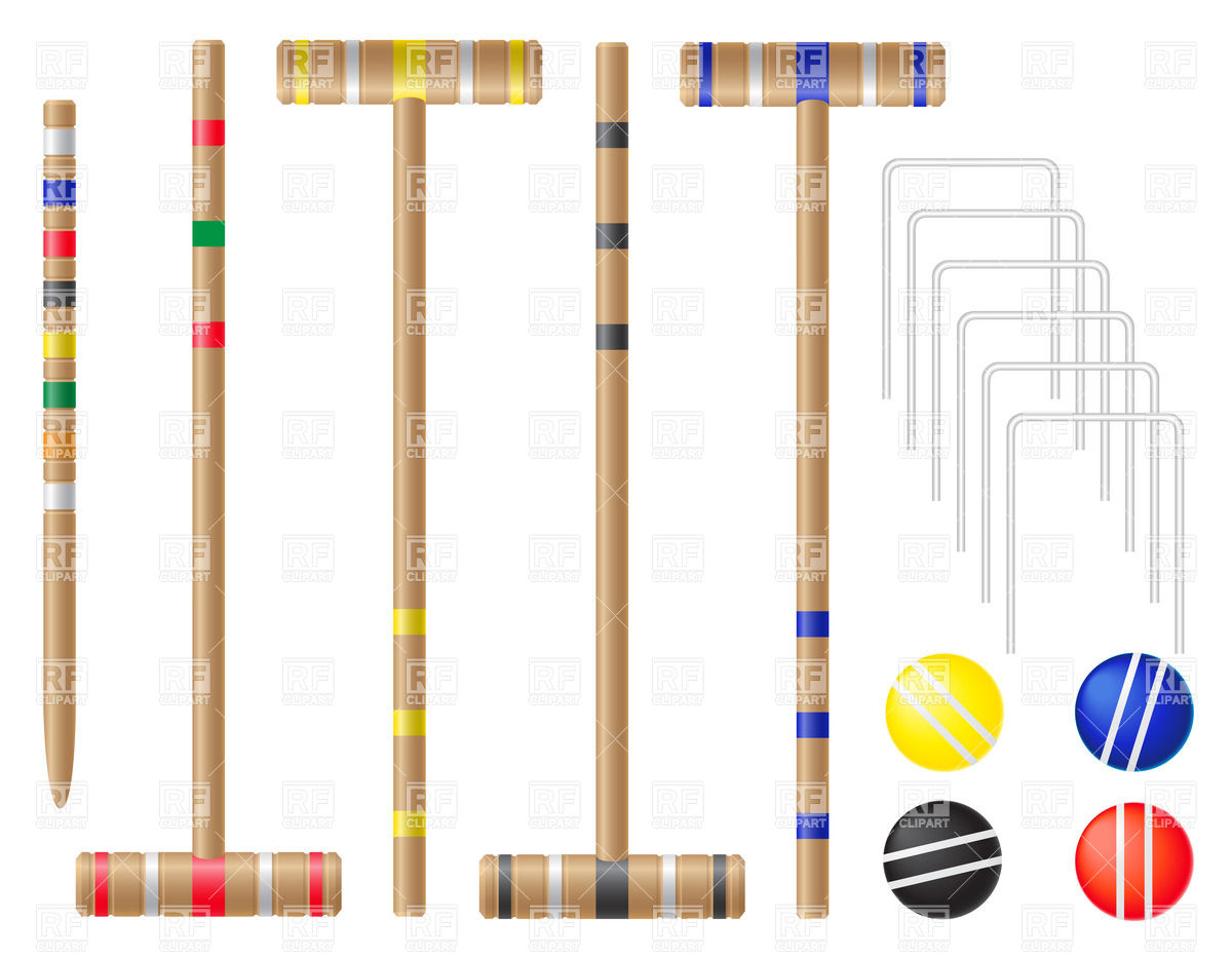 For Croquet 20974 Download Royalty Free Vector Clipart  Eps