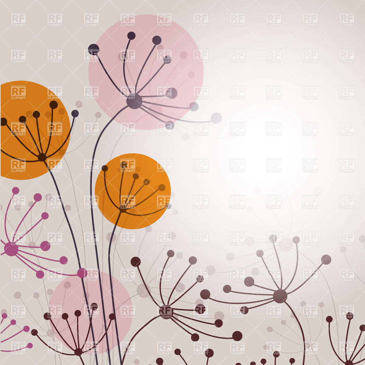Hand Drawn Autumn Flowers Download Royalty Free Vector Clipart  Eps