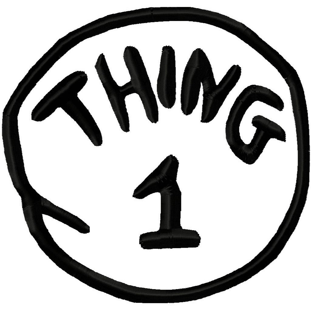 Thing 1 Printable Image   Clipart Best