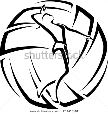 Volleyball Spike Girl Clipart Girl Volleyball Player Getting