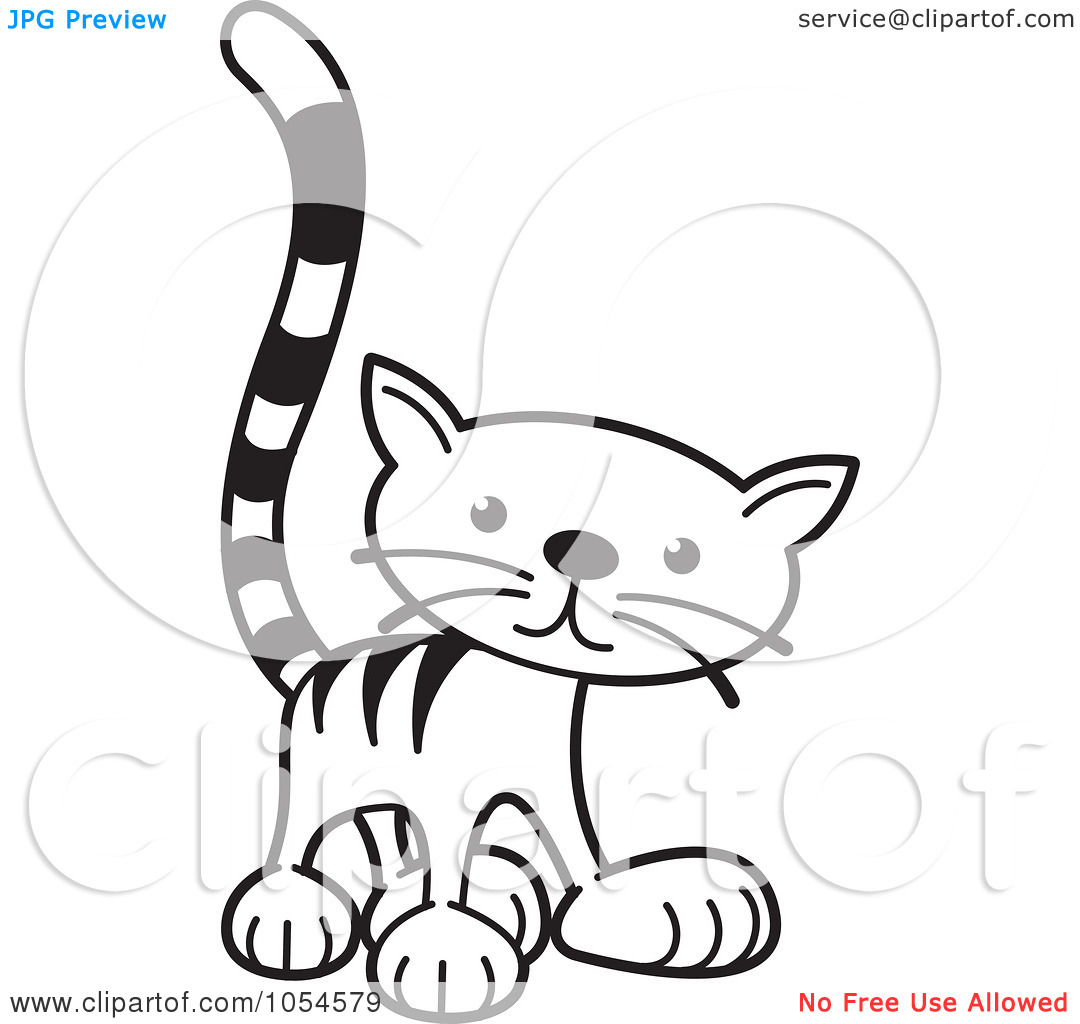 And Cat Clip Art Black And White   Clipart Panda   Free Clipart Images