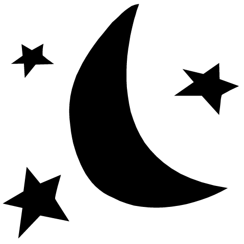 Black Stars And Moon Clipart   Clipart Panda   Free Clipart Images