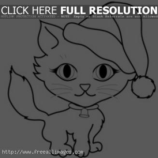 Cat Clipart Black And White