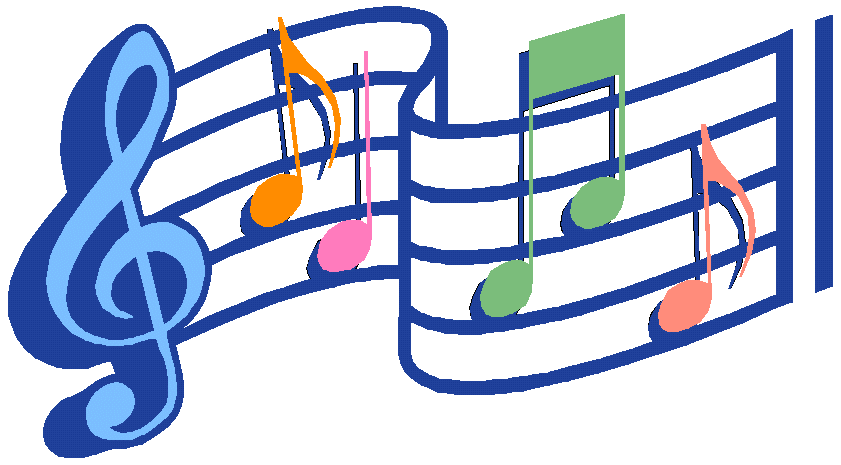 Colorful Music Staff Clipart   Clipart Panda   Free Clipart Images