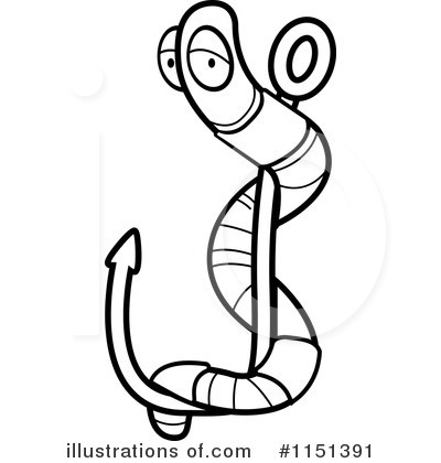 Fishing Worms Clipart Royalty Free  Rf  Worm Clipart