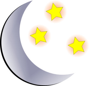 Moon And Stars Clip Art At Clker Com   Vector Clip Art Online Royalty
