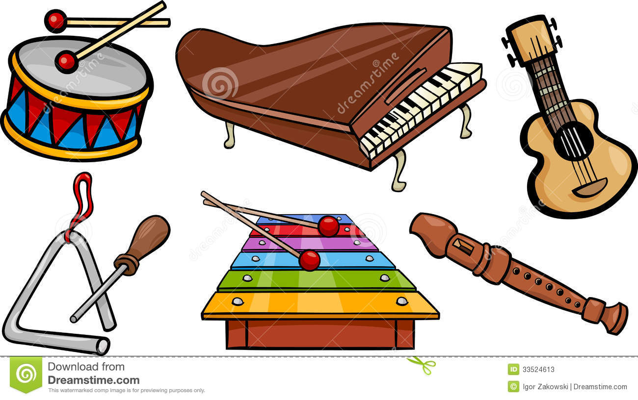 Music Instrument Wallpaper Instrument Clip Art Musical Objects Cartoon