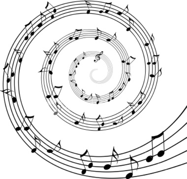 Music Swirl   Free Images At Clker Com   Vector Clip Art Online
