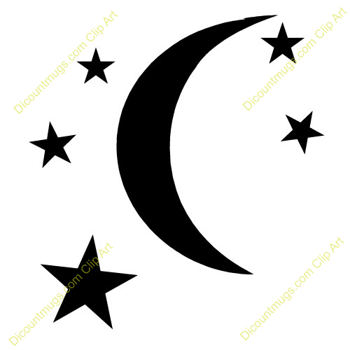 People Who Have Use This Clip Art  11029 Moon With Five Stars Has