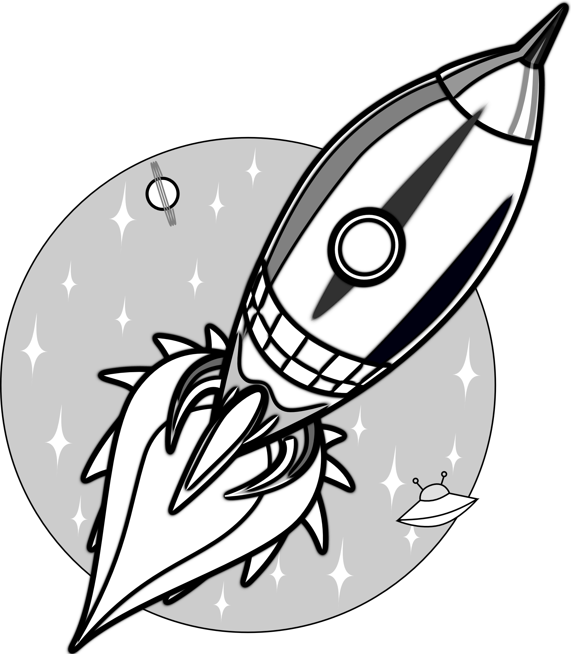 Rocket Clipart Black And White   Clipart Panda   Free Clipart Images