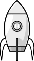 Rocket Clipart Black And White   Fun Time Website