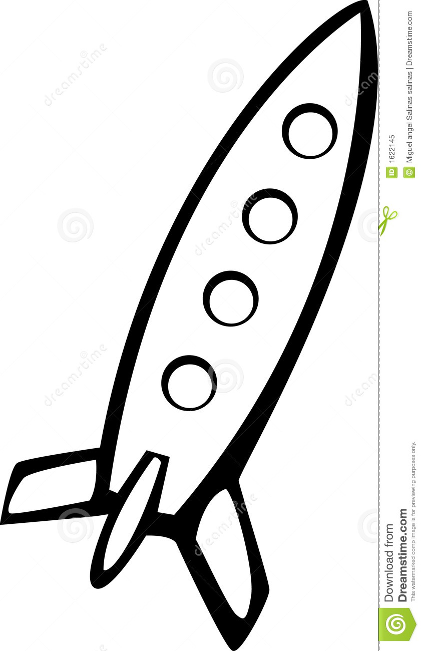 Rocket Ship Vector Illustration Royalty Free Stock Photo   Image