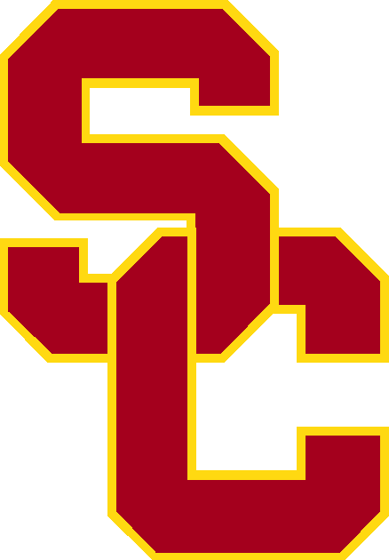 Southern California Trojans Primary Logo  1992    Interlocking Red Sc