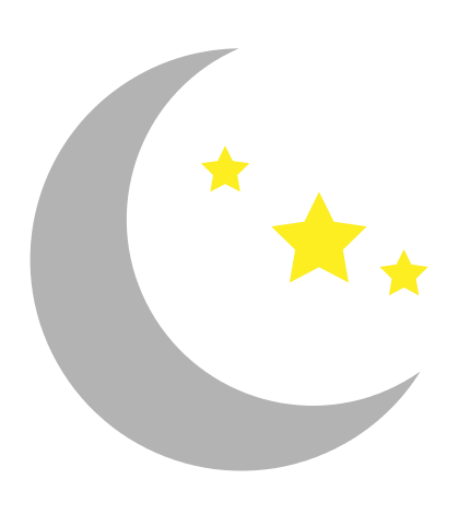This Simple Moon And Stars Clip Art Is In The Public Domain So Use