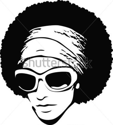 Afro Man Cartoon Design