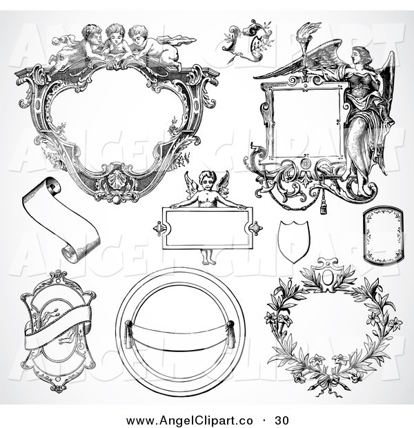 Clipart Angel Frame Pictures