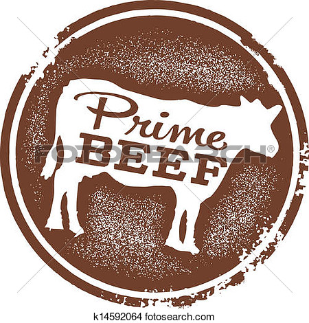Clipart   Prime Beef Butcher Shop Stamp  Fotosearch   Search Clip Art
