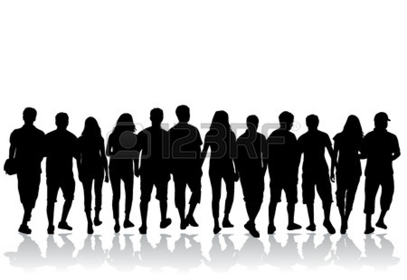 Crowd Of People Images 24020507 Crowd Of People  Vector Silhouettes