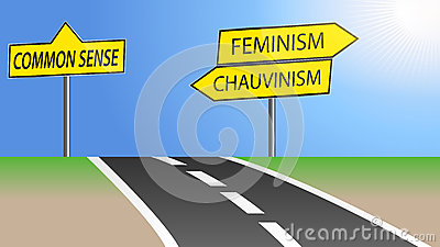 Feminism And Chauvinism Royalty Free Stock Photos   Image  33918098