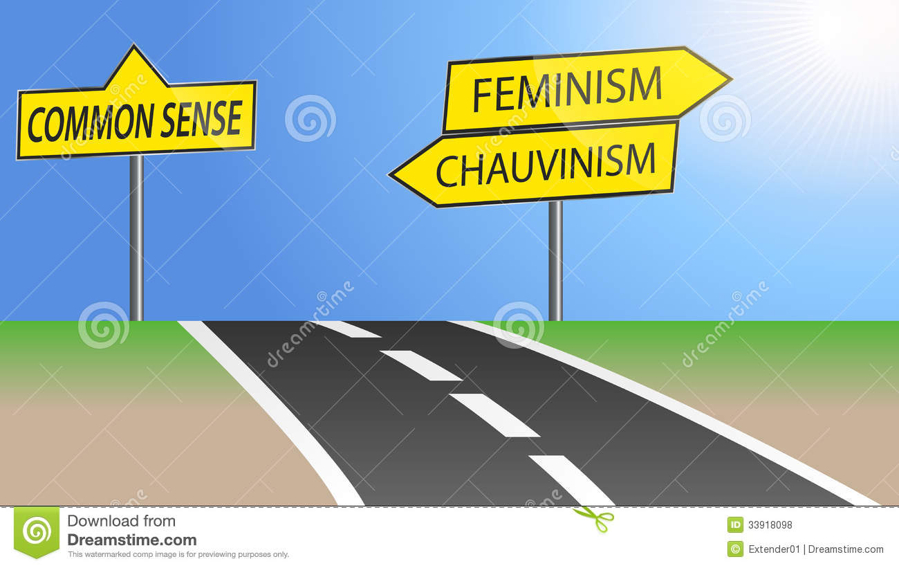 Feminism And Chauvinism Royalty Free Stock Photos   Image  33918098