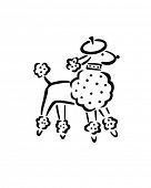 French Poodle   Retro Clip Art   All Things French   Pinterest