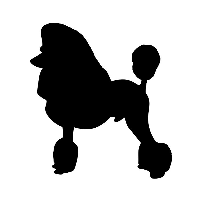 Poodle Silhouette Clip Art Poodle Head Silhouette