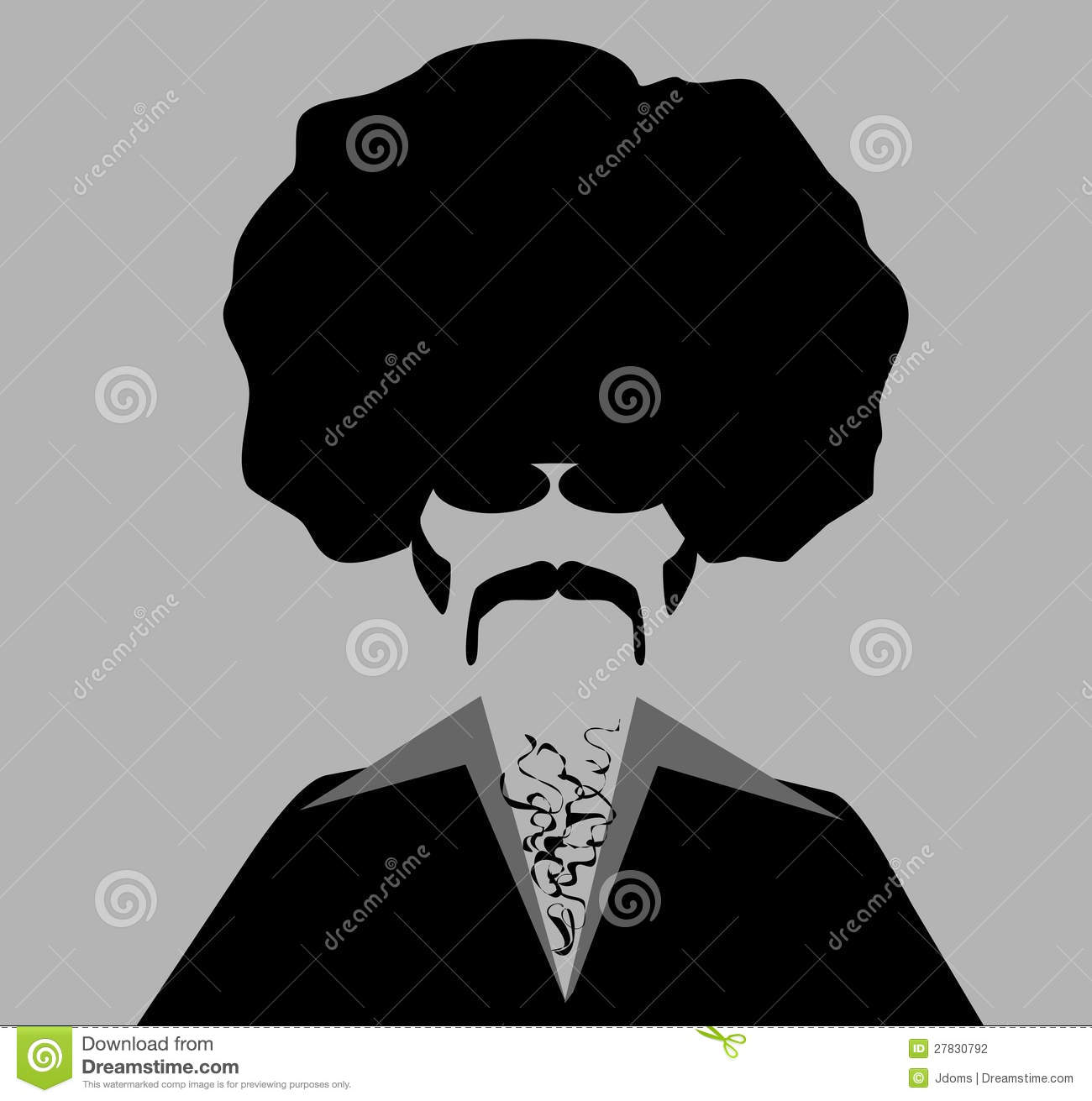 Retro Man With Afro Stock Photography   Image  27830792