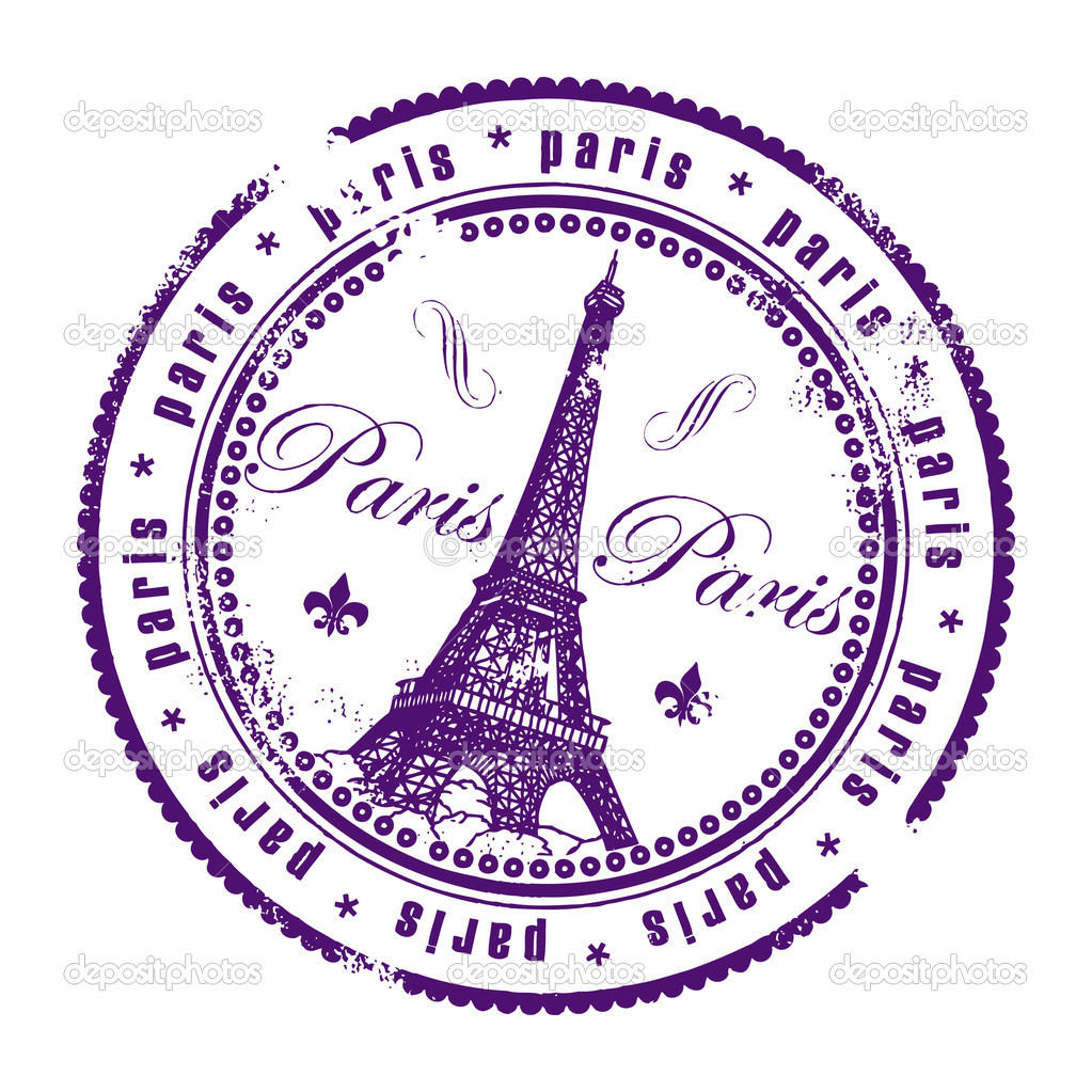 Stamp Paris France   Stock Vector    Fla  11362276