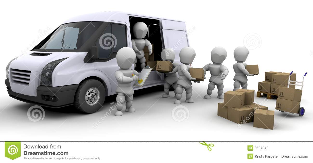3d Moving Men Handling Materials Stock Photo   Image  8587840