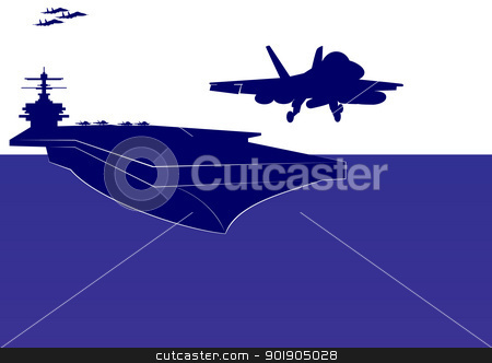 Aircraft Carrier Clipart An Aircraft Carrier Stock