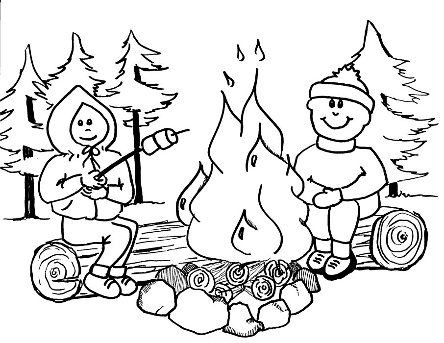 And Print These Camping Color Pages Coloring Pages For Free  Camping