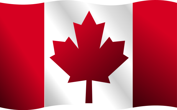 Canadian Flag Clipart Medium Size