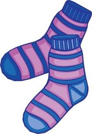 Clip Art Clothing Outline Socks Pants Jac Cartoon Cat Rainbow