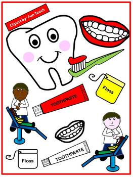 Dental Health Clip Art For Personal And Commercial Use    