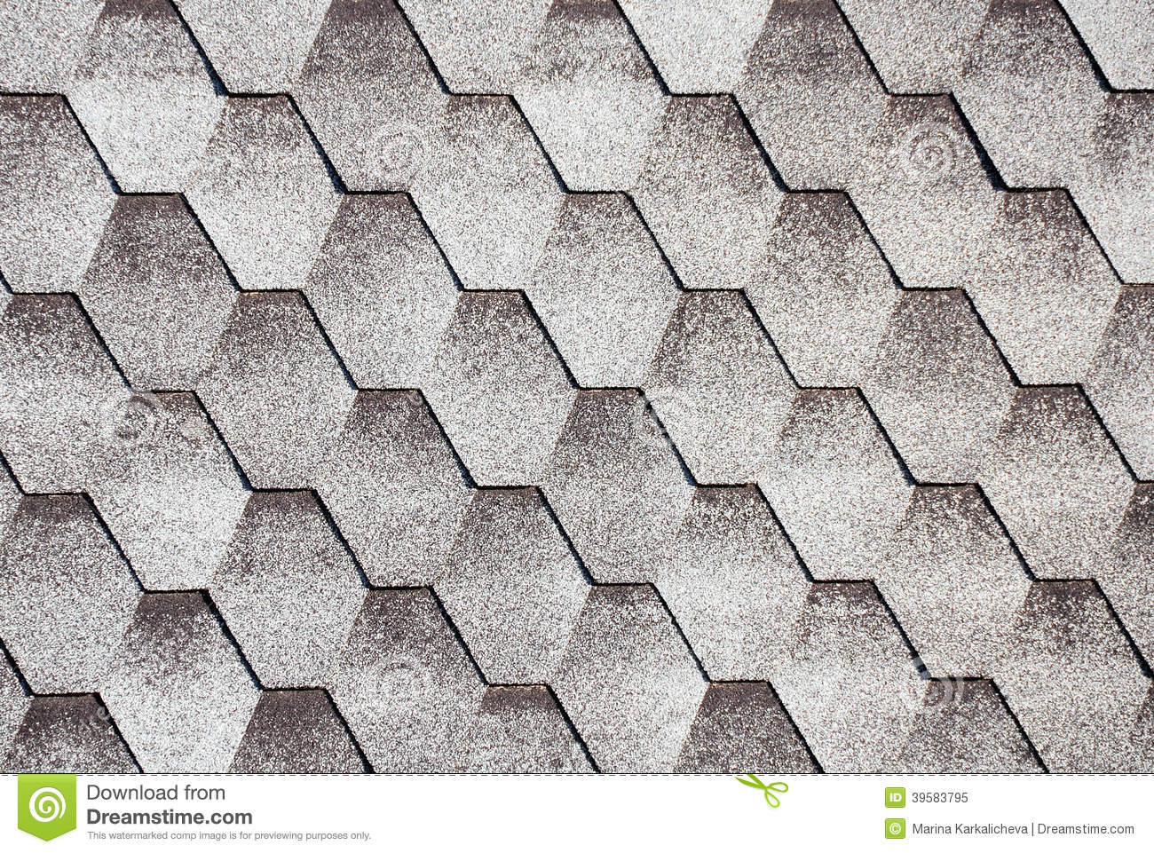 Grey Asphalt Roofing Shingles Stock Photo   Image  39583795