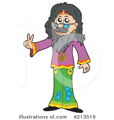 Hippie Clipart  213519 By Visekart   Royalty Free  Rf  Stock