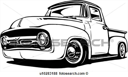 Old Pickup Truck Clipart   Free Clip Art Images