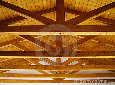 Showing Supporting Wooden Beams Underneath Roof Mr No Pr No 4 6215 22