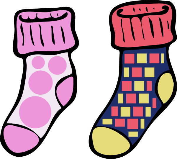 Socks8 Clip Art At Clker Com   Vector Clip Art Online Royalty Free
