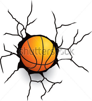 Source File Browse   Sports   Recreation   Broken Wall With Basketball