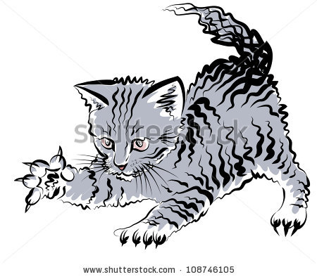 Cat Claw Mark Clipart