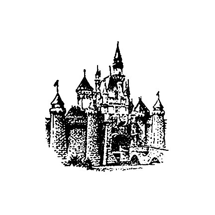 Clipart  Disneyland Castle Cartoon  Disneyland Castle Logo