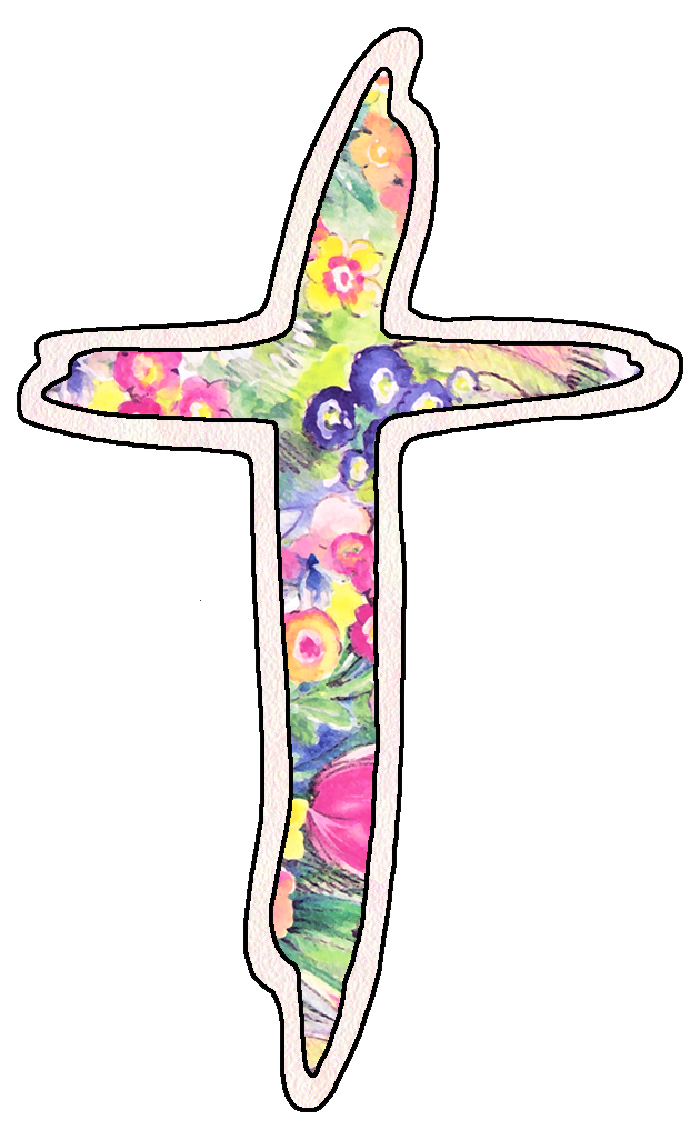 Cross With Flowers Clipart   Free Clip Art Images