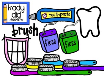 Dental Health Clipart  Kady Did Doodles  By Kady Did Doodles    