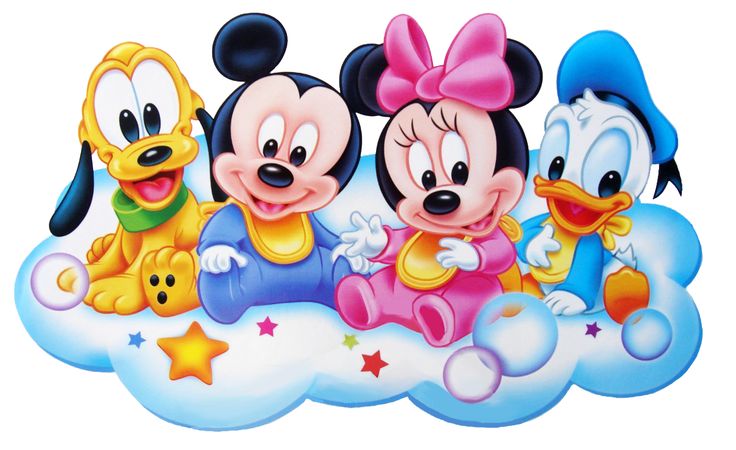 Disney Babies Clip Art   Disney Baby Group Clipart  Babies Mickey